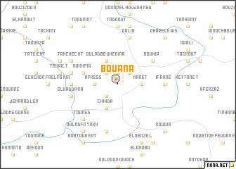 map of Bouana