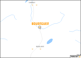 map of Bou Anguer