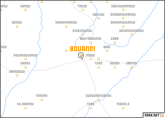 map of Bouanri