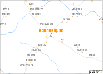 map of Bouansouma