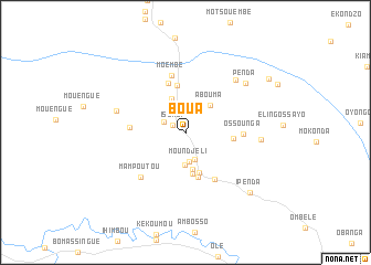 map of Boua