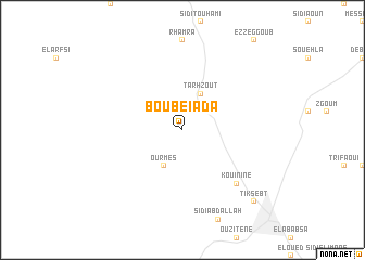 map of Bou Beïada