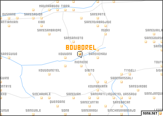 map of Bouborel
