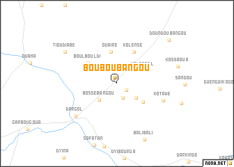map of Boubou Bangou