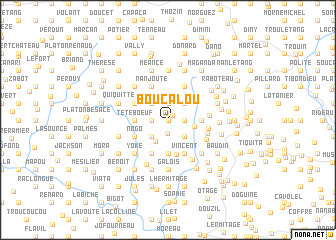 map of Boucalou