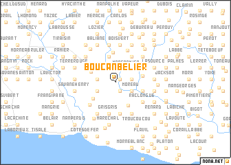 map of Boucan Bélier