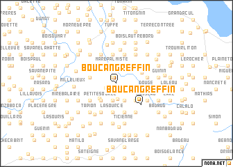 map of Boucan Greffin