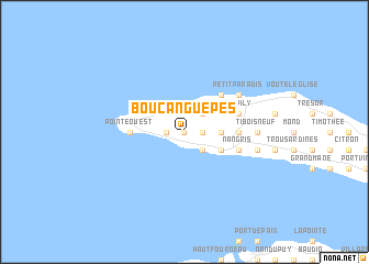 map of Boucan Guêpes