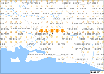 map of Boucan Mapou