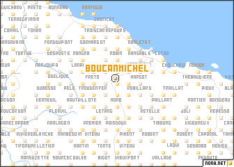 map of Boucan Michel