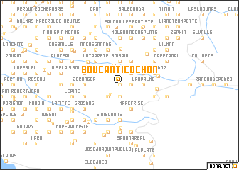 map of Boucan Ti Cochon