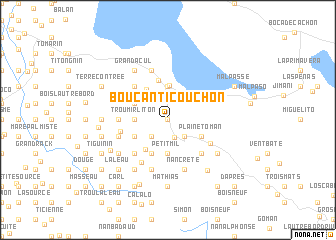 map of Boucan Ti Couchon