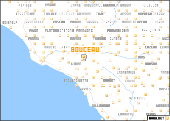 map of Bouceau