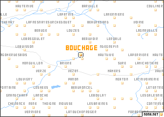 map of Bouchage