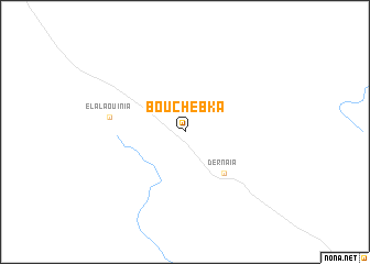 map of Bou Chebka
