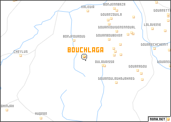 map of Bou Chlaga