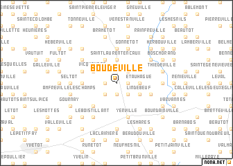 map of Boudeville