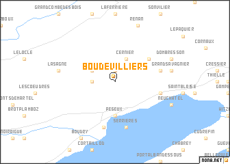 map of Boudevilliers