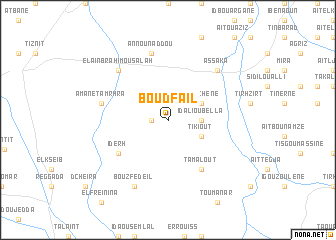 map of Boudfaïl