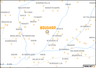 map of Boudhar