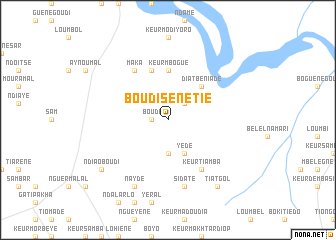 map of Boudi Sènetiè