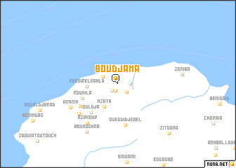 map of Bou Djama