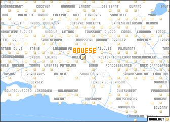 map of Bouese