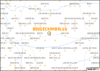 map of Bougé-Chambalud