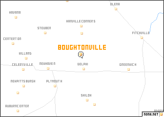 map of Boughtonville