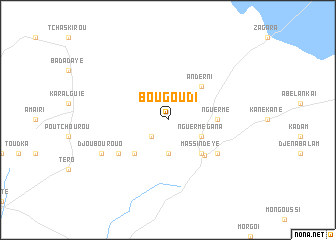 map of Bougoudi