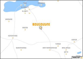 map of Bougoudré