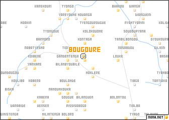 map of Bougouré