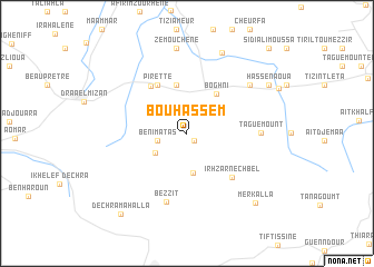 map of Bou Hassem