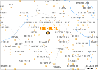 map of Bouhelal