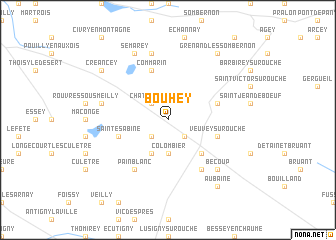 map of Bouhey