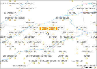 map of Bouhours