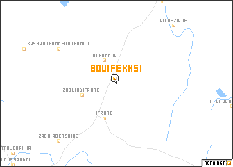 map of Bou Ifekhsi