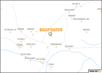 map of Bou Ifourra