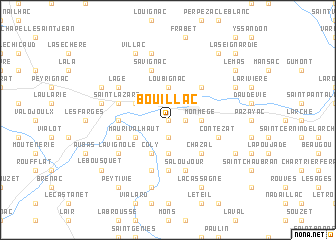 map of Bouillac