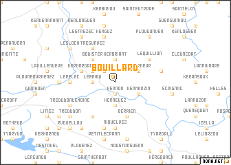 map of Bouillard