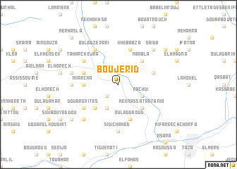 map of Bou Jerid