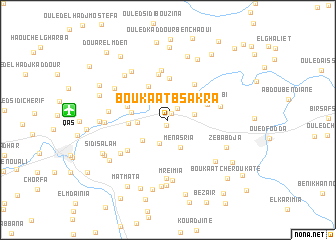 map of Boukaat Bsakra