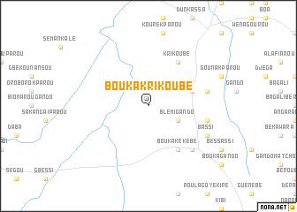 map of Bouka Krikoubé