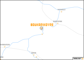 map of Boukari Koyré