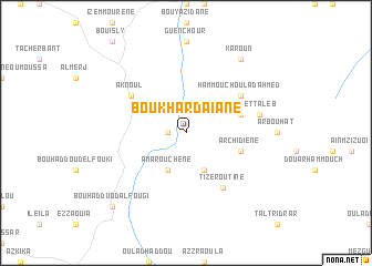 map of Bou Khardaïane