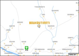 map of Boukoutinnti