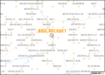 map of Boulancourt