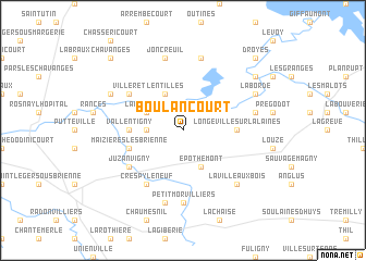 map of Boulancourt