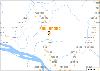 map of Boulangba