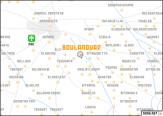 map of Bou Lanouar